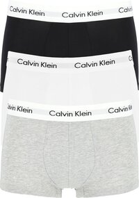 Calvin Klein Boxershorts - Heren - 3-pack - Grijs/Wit/Zwart - Maat M