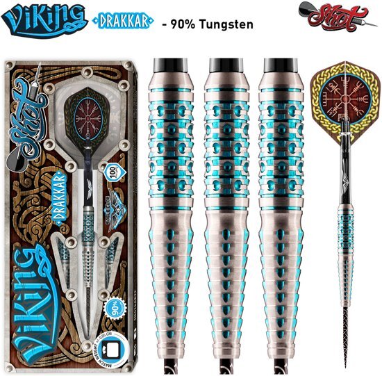 Shot Steeltip Viking Drakkar 90% 27 gram Dartpijlen