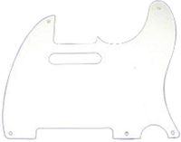Fender Pickguard Tele 5-Hole White - Pickguard