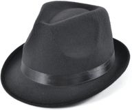Rubies Carnaval verkleed hoed voor een Maffia/gangster - antraciet - polyester - volwassenen