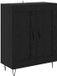 vidaXL Dressoir Zwart Eiken 69,5 x 34 x 90 cm