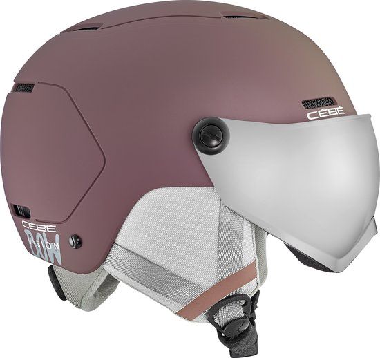 Cébé Bow Vision Blood Matte - Grey Ultra XS 51-53 Skihelm - Unisex - Volwassenen