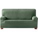 ECOMMERC3 Elastische bankovertrek, jacquard, maat 4-zits, universeel passend en ademend, antislip, met elastiek, groen