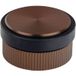 Viefe BROOKLYN Butoir de porte au sol en aluminium, Ø 62 x 33 mm bronze brossé