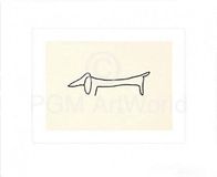 Your Decoration B.V. Kunstdruk Pablo Picasso - Le Chien 60x50cm