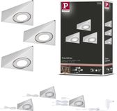 Paulmann LED-onderkastverlichting Trias Naderingsschakelaar Set van 3