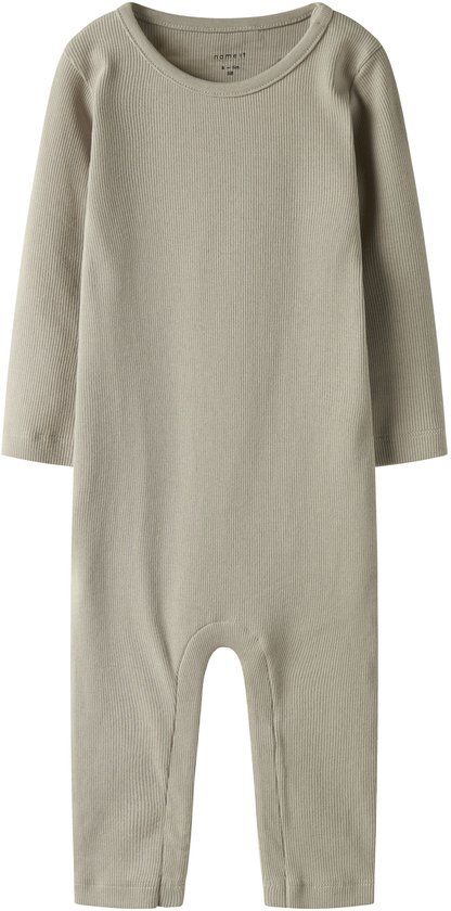 Name it Jumpsuit Ribgebreid Unisex Lange mouw Pure Cashmere Gestreept Drukknopen Biologisch katoen