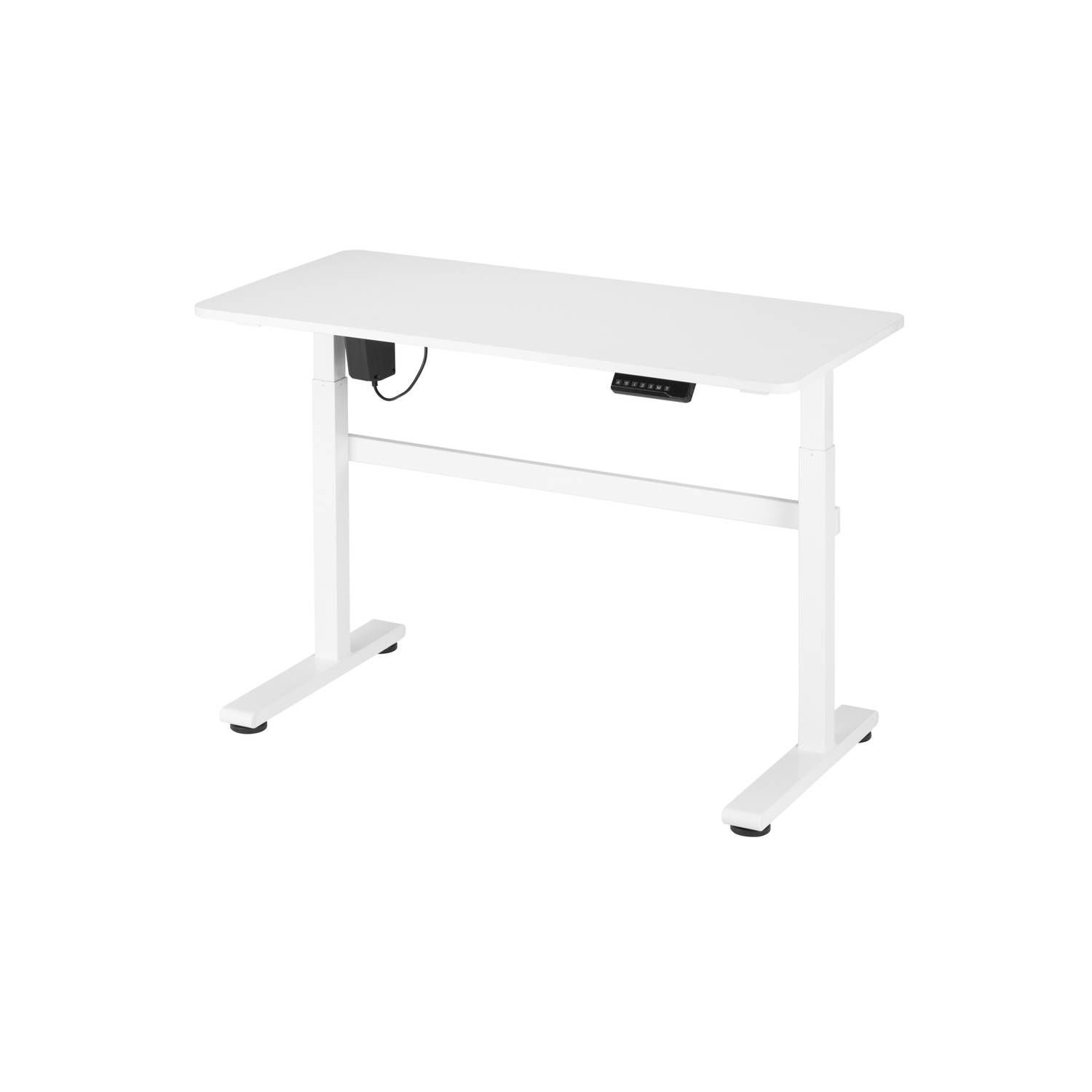 vdd bureau zit sta elektrisch in hoogte verstelbaar - 118 x 58 cm - wit