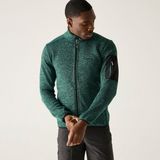 Regatta Newhill isolerende stretch fleece trui met volledige ritssluiting voor heren - Groen - S