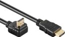 Goobay HDMI kabel - 90° haaks naar boven - HDMI 2.0 (4K 60Hz + HDR) / zwart - 3 meter