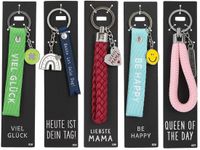 Depesche sleutelhanger engel gelukssymbool kleurrijk cadeau.
