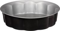 5five Taarten bakken bakvorm/bakgerei Backery Pro - metaal - anti-aanbak laag - zwart - 26 x 6.5 cm