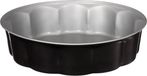 5five Taarten bakken bakvorm/bakgerei Backery Pro - metaal - anti-aanbak laag - zwart - 26 x 6.5 cm