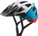 Cratoni Allset Fietshelm, white-blue-red matt Hoofdomtrek S/M | 54-58cm
