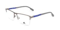 Adidas SP5068 015 Rechthoekig Metaal Zilver 55 mm