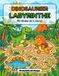 Dinosaurier Labyrinthe für Kinder ab 4 Jahren: 60 Labyrinth-Rätsel mit Lösungen | Rätselbuch in 3 Schwierigkeitsstufen für Kindergarten und Vorschule (4-8 Jahre)