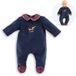 Corolle Poppen Pyjama - Marineblauw - Poppenkleding 42cm