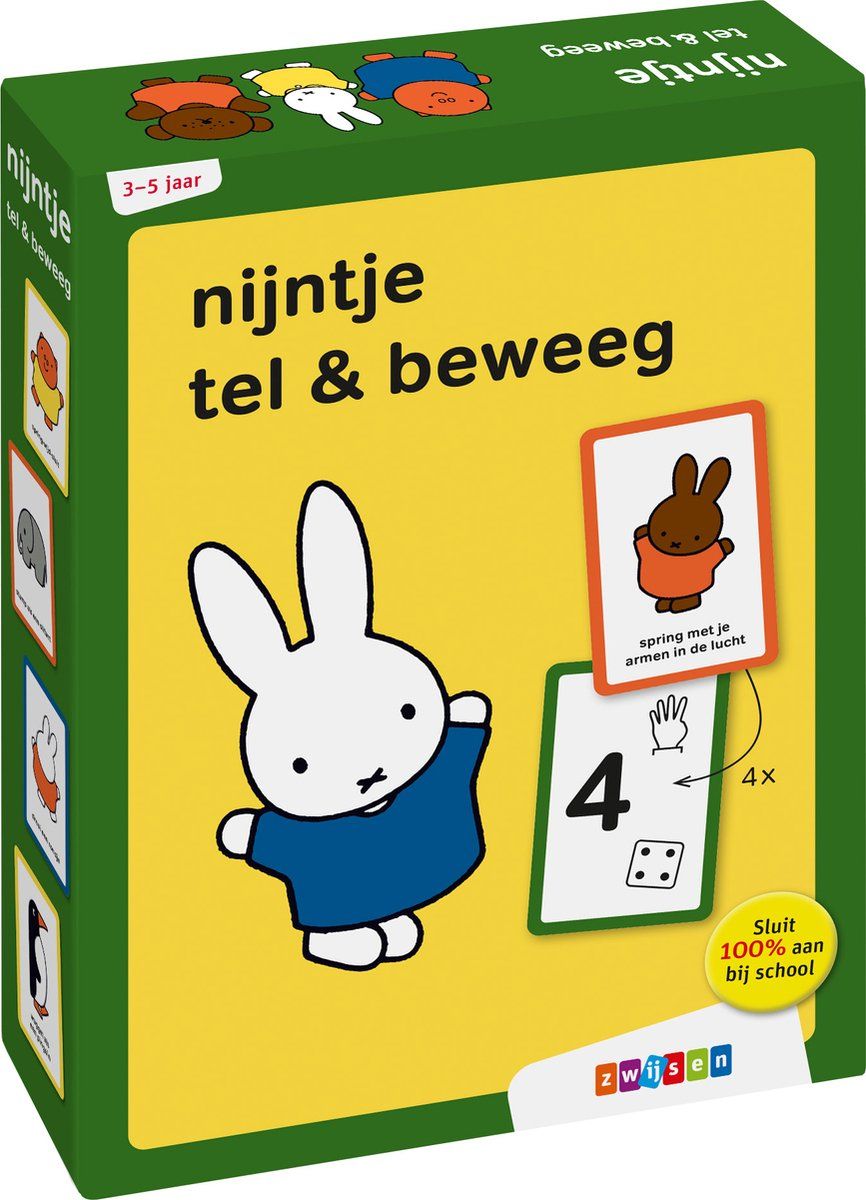 Zwijsen Nijntje edutainment - nijntje tel & beweeg - Educatief spel - 9789048747320