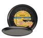 Ibili pizzablek Moka 28 cm, plaatstaal, zwart, 28 x 28 x 2 cm