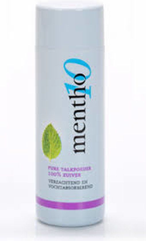 Mentho 10 Pure Talkpoeder - 75 gr - Parfumvrij - Verzachtend - Voor Gevoelige Huid