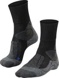 FALKE TK1 Cool anti-blaar dik lyocell functioneel materiaal wandelsokken heren zwart - maat 44-45