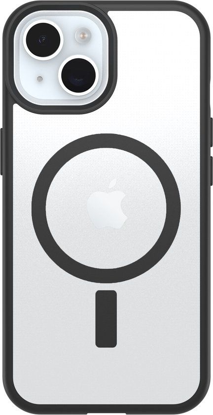 OtterBox React voor MagSafe Series voor Apple iPhone 16e/15/14/13, transparant/zwart