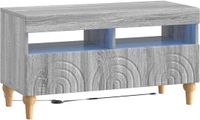 vidaXL LED tv-meubel ALKMAAR 81 x 35 x 43 cm Grijs Sonoma Bewerkt hout