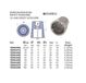 RECAMBIOS MARINOS SLU Anode d'arbre d'hélice, zinc, 45mm (TEN00404E)