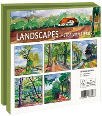 Bekking & Blitz Kaartenmapje Landscapes, Peter van Tilburg 10 Stuks
