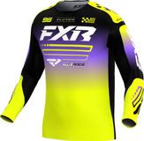 FXR Clutch Motorcross trui voor kinderen - Geel/zwart/wit - Maat S