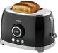 Klausberg Grille-pain - Grille-pain de cuisine - 2 Tranches - Noir