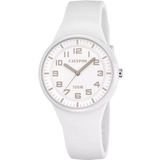 Calypso K5851/1 Polshorloge Dames Wit Siliconen Analoog Quartz
