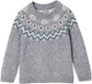 Vertbaudet Kersttrui jacquard voor jongens familie capsule