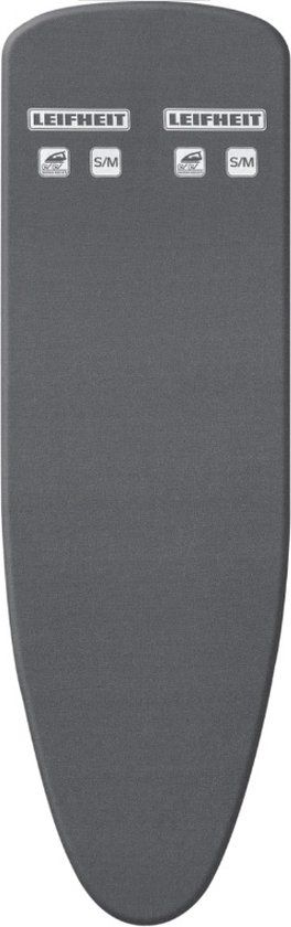 Leifheit Strijkplankovertrek thermo reflect s/m zwart 125x40 cm