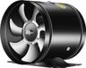 Ventilateur d'extraction Métal - Rafraîchisseur d'air - Améliorer la qualité de l'air - Moteur en cuivre pur - 8 pouces - Noir