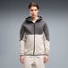PUMATECH Heren Slim Hoodie met Volledige Rits, Zilver, Maat 4XL