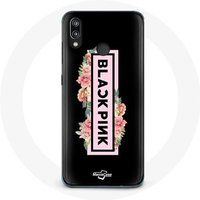 Blackpink Etui voor Huawei P20 Lite K-pop Groep Logo Zwart Roze Zwarte Achtergrond Maniacase