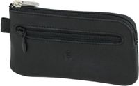 Esquire Logo sleuteletui IV Leer 12,5 cm - zwart