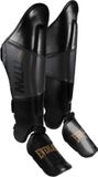 Everlast Titan Pro Striking Shin Guards, Zwart, Maat S
