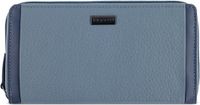 Bugatti Sina Portemonnee RFID-bescherming Leer 19 cm - Dames - Horizontaal - denim