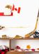 The Line Montreal Wanddecoratie Skyline 50 cm Goud