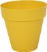 Mega Collections Plantenpot - kunststof - geel - binnen/buiten - D26xH22 cm - bloempot