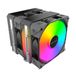 Montech NX600 ARGB Processor Luchtkoeler 12 cm Zwart