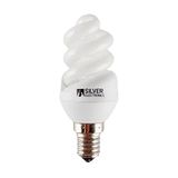 Silver - Energiebesparende lamp mini volspiraal 9 W E-27 L.Fri