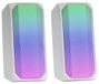 Icecat Enceinte Bluetooth - 15 W - RGB full mesh - Blanc