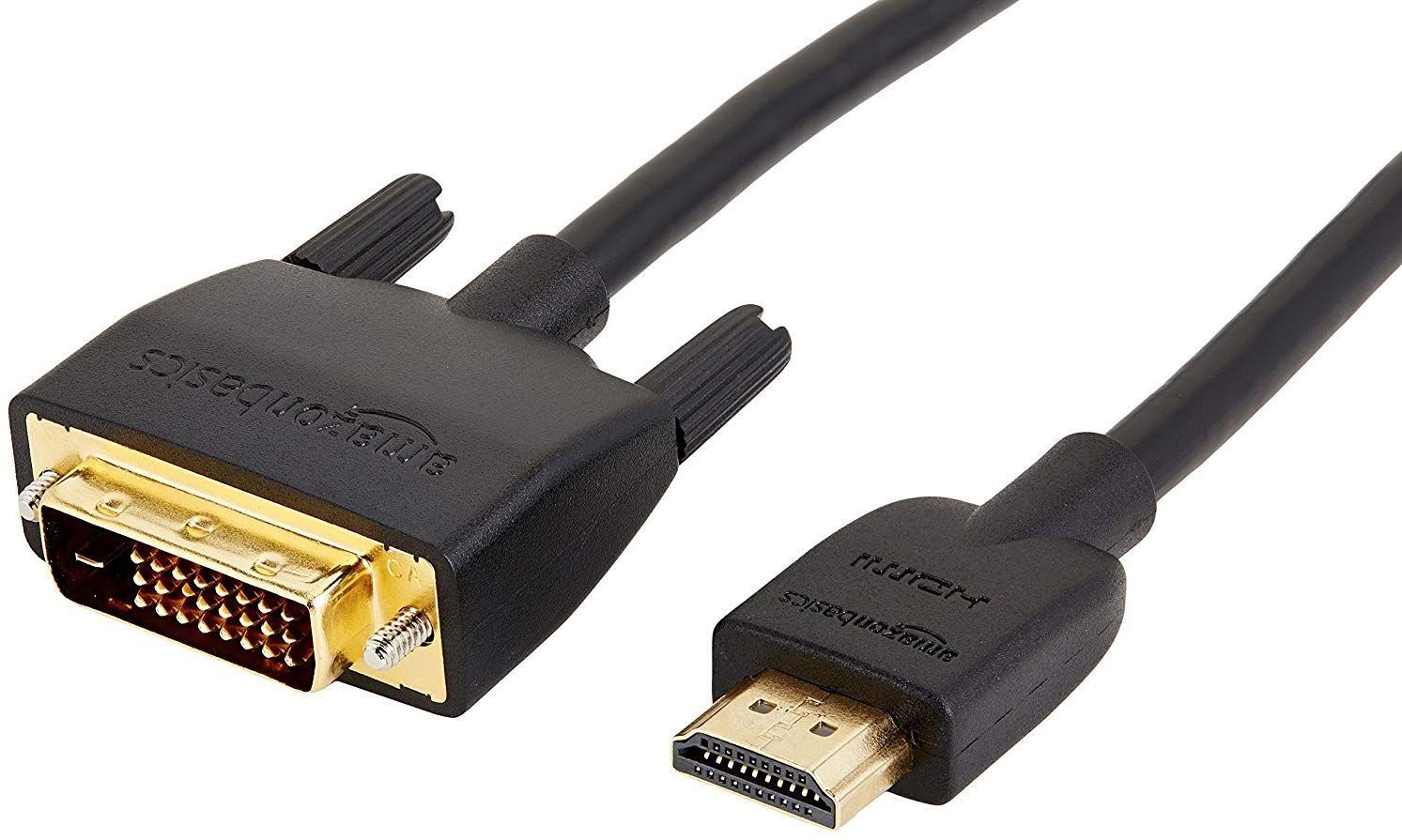 AmazonBasics HL-007346 - Zwart - 0.91m Kabel - Plug and Play