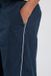 America Today Broek Pacie Jr Meisjes Katoen Effen Navy/white 170/176