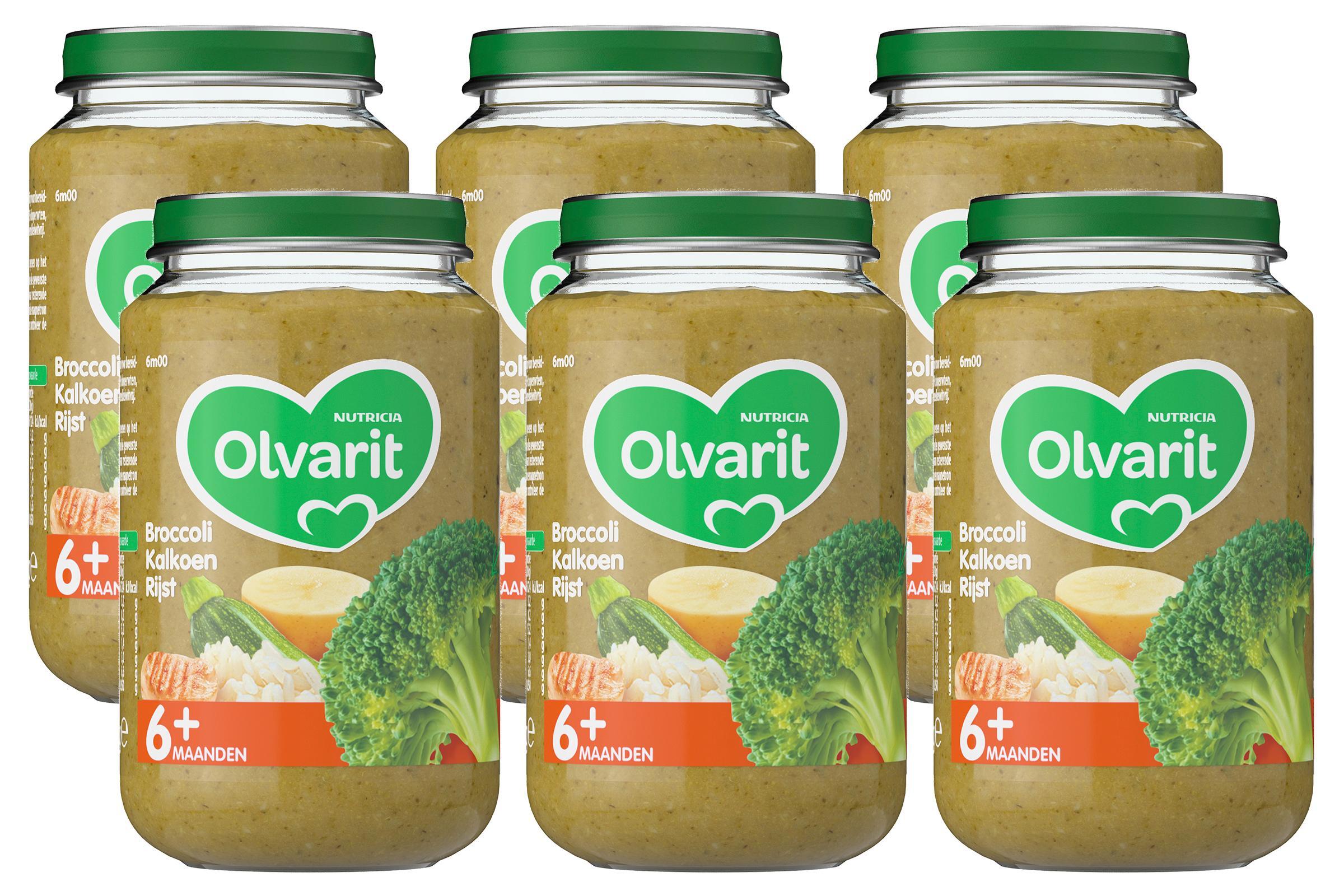 Olvarit 6m00 Broccoli Kalkoen Rijst