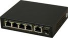 PULSAR SFG64F1 commutateur 6 ports pour un maximum de 4 caméras IP