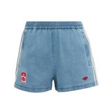 ADIDAS ORIGINALS Jeans 'ADIDAS X COCA-COLA DENIM' blauw denim / rood / wit